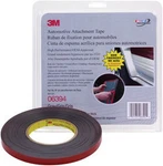3M 6394 Automotive Attachment Tape, Gray, 1/2 In X 10 Yds, 90 Mil New. Price: $47.24.