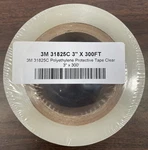 Surface Guard Polymask 31825C Clear Protective Film Tape, 3IN. X 300FT. 3MIL New. Price: $32.00.