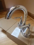 Pfister LG48-GL0C Saxton 4" Centerset Faucet Chrome New Never Used Open Box. Price: $69.99.
