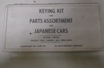 A-00-103 Auto Security Keying Kit & Parts Assortment For Japanese Cars Used. Price: $19.95.