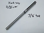 Kwik Way 11/32" +.001" Valve Seat Grinder Grinding Stone Pilot 7/16" Top Used. Price: $49.99.