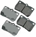 Disc Brake Set-proact Ultra Premium Ceramic Akebono ACT1113 New. Price: $63.12.