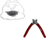 Hardk Hog Pliers Set Straight, 300 Pcs Galvanized Rings - Brown New. Price: $23.23.