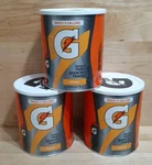 3CT: Gatorade Electrolytes Thirst Quencher Powder Orange 50.9Z Makes 18 Gallons New. Price: $38.88.
