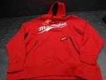 Milwaukee Men's X-large Red Midweight Long-sleeve Pullover Hoodie New. Price: $40.99.