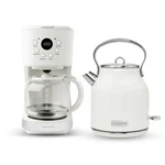 Haden 12 Cup Coffee Maker & Heritage 1.7 Liter Electric Kettle, Ivory Chrome New. Price: $179.98.