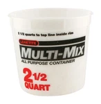 Leaktite 2-5Q05MM050 2-1/2 Qt. Capacity Natural Plastic Bucket (pack Of 25) New. Price: $38.85.