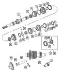Genuine Mopar Fourth Gear Washer 4761137 New. Price: $12.59.