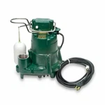 Zoeller M57 Automatic Sump Or Effluent Pump, 0.3 Hp 115V - Series New. Price: $255.00.