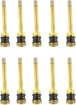 Pack Of 10 TR571 3-3/8" Brass Clamp-in Tubeless Tire Truck Valve Stem New. Price: $23.70.