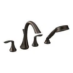 Csi T944ORB Moen -9796 Eva Two-handle High Arc Roman Tub Faucet Shower New. Price: $645.70.