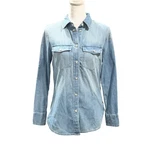 J.crew Wren Slim Fit Denim Shirt Light Wash Western Snap Pocket BY658 Womens Pre-owned. Price: $26.50.