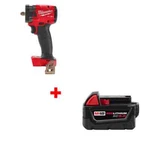 Milwaukee 2854-20 M18 Fuel 3/8" Impact Wrench W/ Free 48-11-1850 Battery Pack New. Price: $215.44.