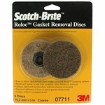 3M 07711 Scotch-brite Roloc Gasket Removal Discs Coarse 6 Inch New. Price: $10.00.