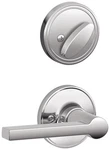 Schlage JH59-SOL Single Cylinder Keyed Entry Interior Only Pack Chrome New. Price: $99.46.