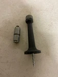 Baldwin 4045402 3" Baseboard Door Stop - Distressed Oil Rubbed Bronze Open. Price: $18.31.
