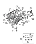 Genuine Mopar Washer 6107256AA New. Price: $17.26.