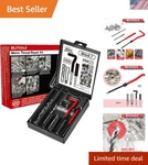 M4X0.7 Thread Repair Kit Metric, Hss Drill New. Price: $20.69.