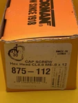 Dorman ( 875-112 ) Cap Screw Hex Head Class 8.8- M5-.8 12MM Box Of 30 New. Price: $39.16.