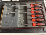 Snap On Pc Soft Grip Radiator Hose Pick Set (orange) Part# SGRHT6BO Used. Price: $219.00.