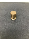Transitional Heritage 1 Inch Cylindrical Cabinet Knob - Satin Brass Open. Price: $10.38.